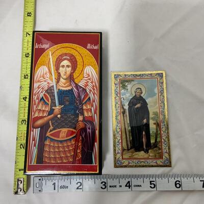 -10- Catholic Iconography | Saint Peregrine | Archangel Michael | Christ