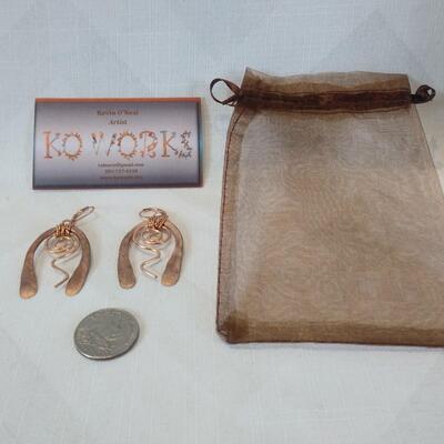 Artist Made Copper Earrings