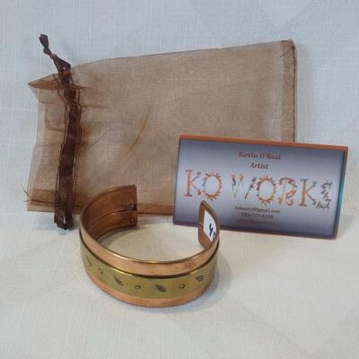 Artist Made Copper Cuff Bracelet