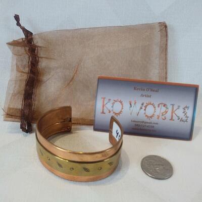 Artist Made Copper Cuff Bracelet