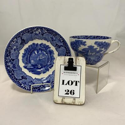-26- VINTAGE | Masonâ€™s Ironstone | Cup and Saucer