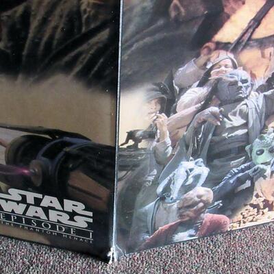 VERY RARE Large Star Wars Phantom Menace Store Hanging Wall Display From Kmart in Fond du Lac, WI, Double Sided: READ ENTIRE DESCRIPTION!