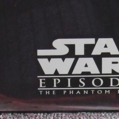 VERY RARE Large Star Wars Phantom Menace Store Hanging Wall Display From Kmart in Fond du Lac, WI, Double Sided: READ ENTIRE DESCRIPTION!