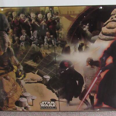 VERY RARE Large Star Wars Phantom Menace Store Hanging Wall Display From Kmart in Fond du Lac, WI, Double Sided: READ ENTIRE DESCRIPTION!
