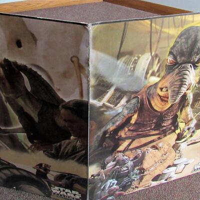 VERY RARE Large Star Wars Phantom Menace Store Hanging Wall Display From Kmart in Fond du Lac, WI, Double Sided: READ ENTIRE DESCRIPTION!