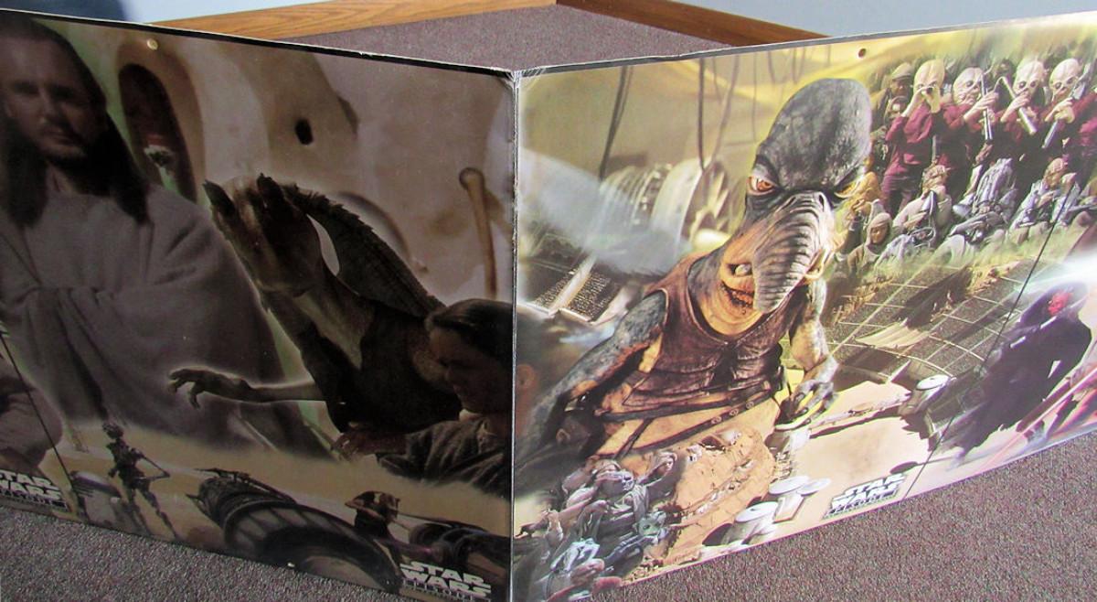 VERY RARE Large Star Wars Phantom Menace Store Hanging Wall