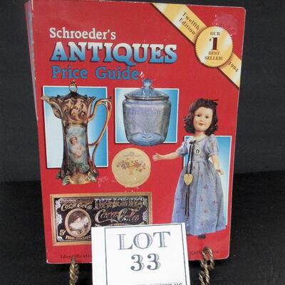 12th Edition Schroeder's Antiques Price Guide, 1994, Soft Cover