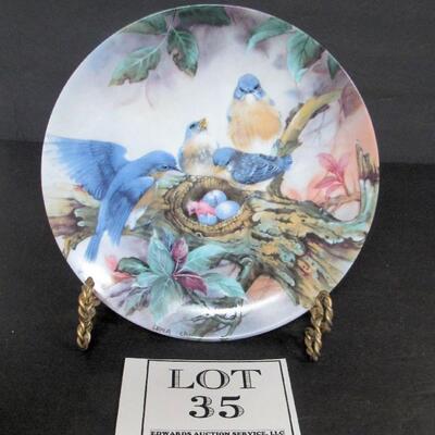 Beautiful Songs of Promise Plate, 1989 Second Issue in the Nature's Poetry Series, #5835E