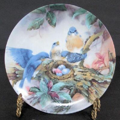 Beautiful Songs of Promise Plate, 1989 Second Issue in the Nature's Poetry Series, #5835E