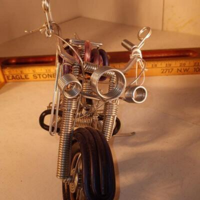 Wire Art Harley Motorcycle Model