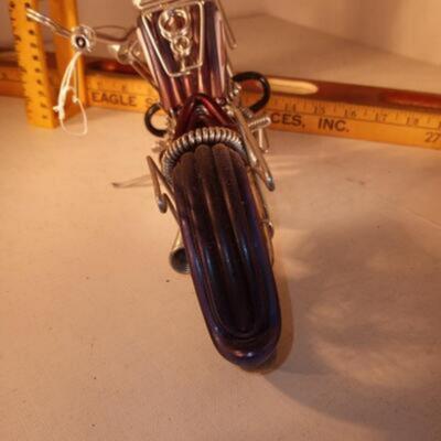 Wire Art Harley Motorcycle Model