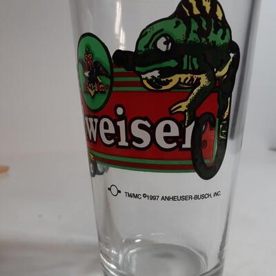 Vintage Budweiser Gecko glass