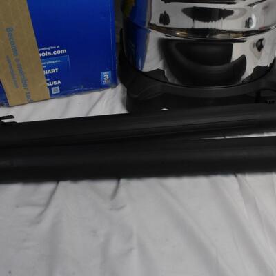 Hart 6 gal 5 peak HP Stainless Steel wet/dry vac,