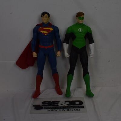 DC Comics Superman & Green Lantern: big figures both 20in tall