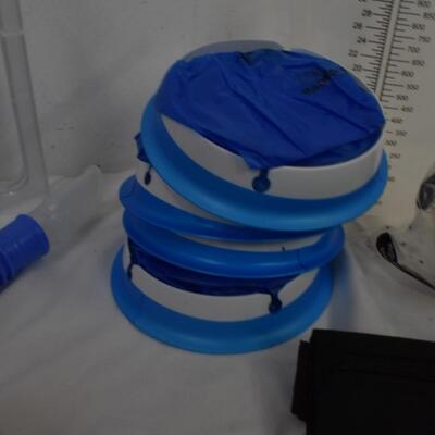 10 pc Personal care lot: Voldyne  5000 Volumetric Exerciser, womens slippers