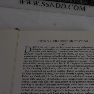 Vintage Books: Dictionary of Quotations, to Literature of the United States