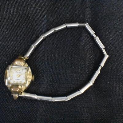 4 Vintage Ladies Watches, Costume Jewelry - Landau, Helbros, Baroness & Gruen (Missing link)