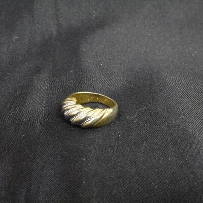 Gold Plated Ring, Size - 8