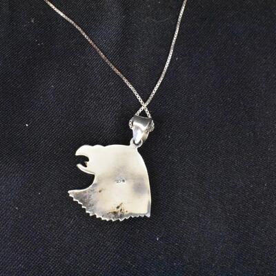 Sterling Silver Eagle Necklaces - 925