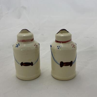 -53- SHAWNEE | 1940s Milk Can | Salt and Pepper Shakers
