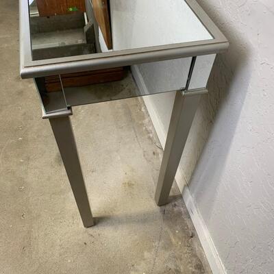 #1 Glass Vanity with Mirror Tabletop