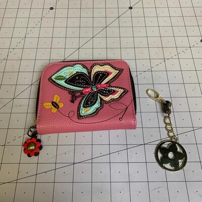 #14 Pink Butterfly Wallet