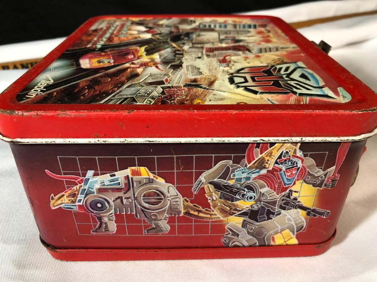 Vintage "1986 Hasbro Transformers Lunch Box and Thermos" Shipping