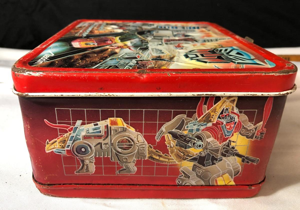 Vintage "1986 Hasbro Transformers Lunch Box and Thermos" Shipping