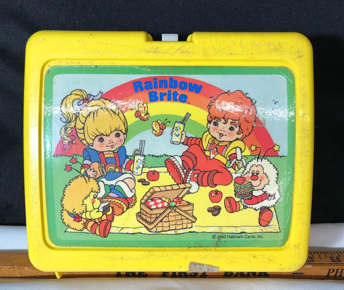 Vintage "1983 Rainbow Brite Lunch Box & Thermos" Shipping Available