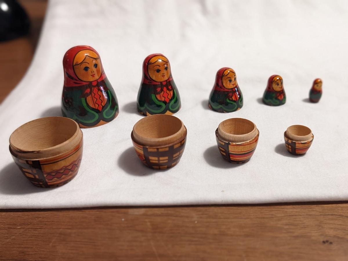 USSR Nesting Girl Dolls