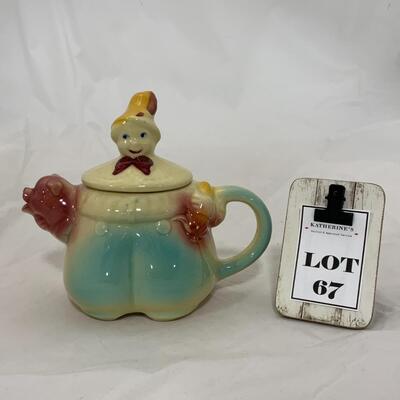 -67- SHAWNEE | 1940s Tom The Piperâ€™s Son | Teapot