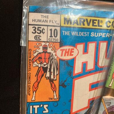 Human Fly 3 piece Vintage Comic Lot