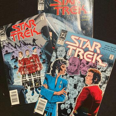 Star Trek 3 pc DC Comic Lot