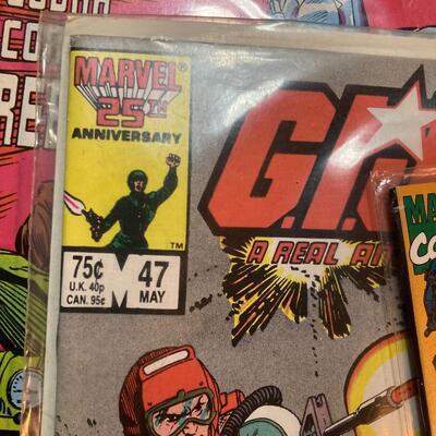 G.I. Joe 8pc Comic Lot with Marvel