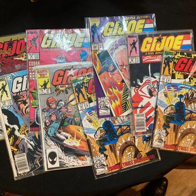 G.I. Joe 8pc Comic Lot with Marvel