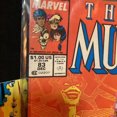 The Mutants 3 pc Marvel Comics Lot