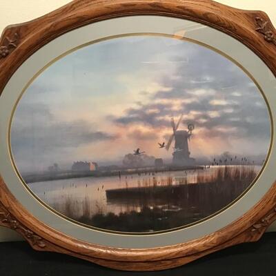 189 - Oval Windmill Picture