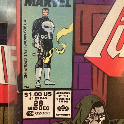 The Punisher 7 piece Comic Lot with duplicate