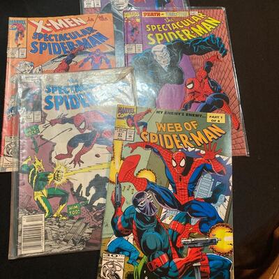Spider-Man 5 pc Marvel Comic Lot