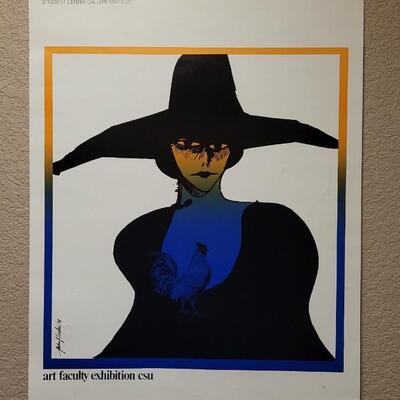 Lot 4: Vintage 1978 JOHN SORBIE Signed CSU Art Faculty Exhibition Promo Poster