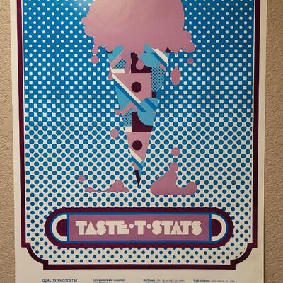 Lot 9: Vintage Advertisement Poster for THE STAT PLACE Photostat Reproduction Shop