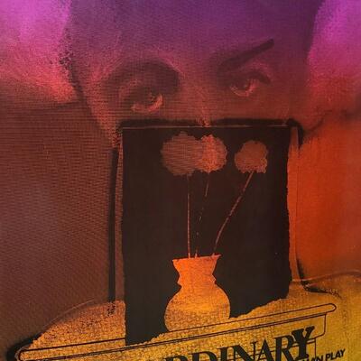 Lot 11: Vintage Promotional Poster for AN ORDINARY WOMAN One Woman Play @ Lincoln Theatre