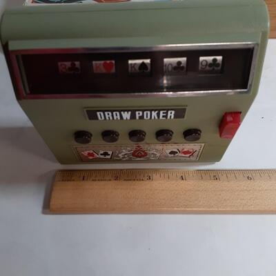 Vintage battery operated Draw Poker Game