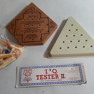 Vintage I.Q. tester 1975