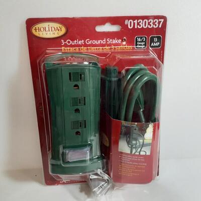 Holiday living 3 outlet ground stake