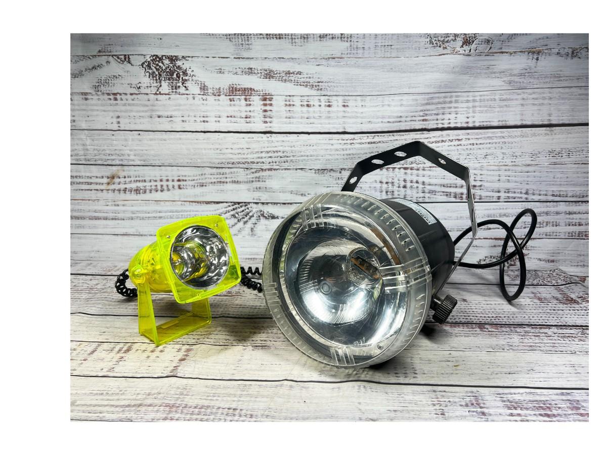 Pair of Adjustable Plugin Strobe Lights Chauvet Techno Strobe 2000S
