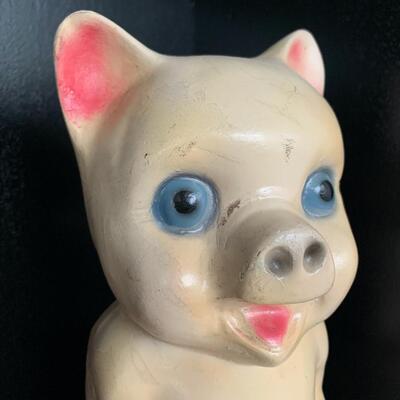 Standing Pig Carnival Chalkware Bank