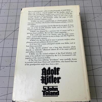 #3 Adolf Hitler by John Toland Vol. 1 -Hardback Book 1976