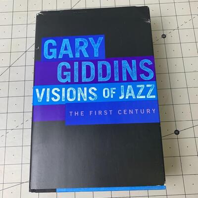 #10 Visions of Jazz The First Century by Gary Giddins  -Hardback Book