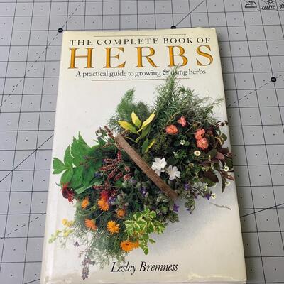 #28 The Complete Book of Herbs by Lesley Bremness -Hardback Book